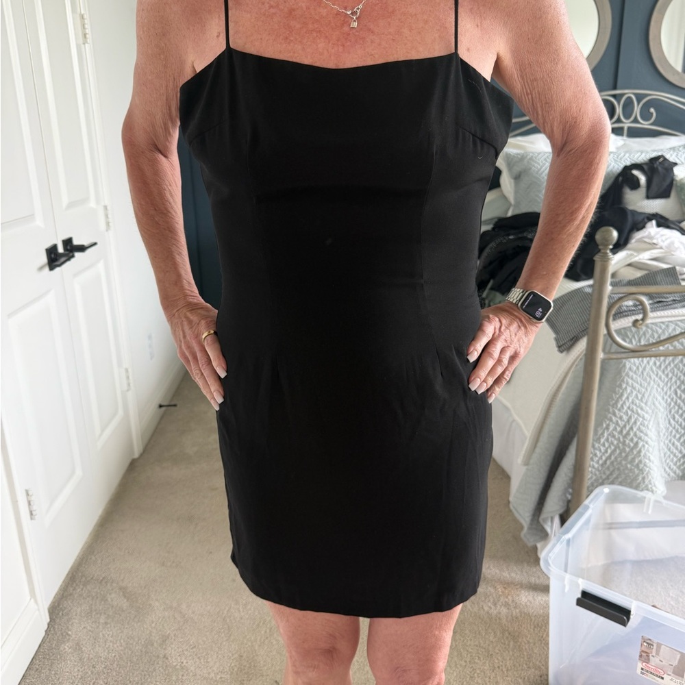 NWOT Black mini dress